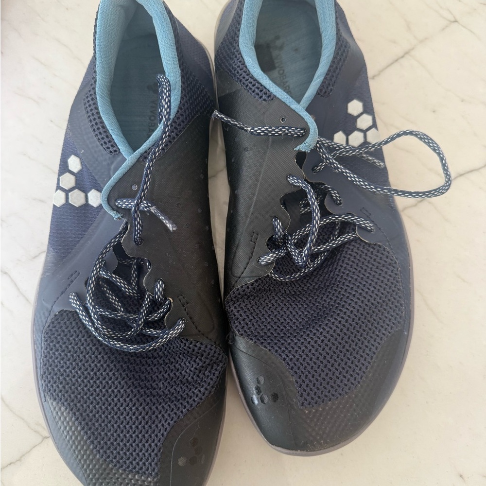 Vivo Barefoot Light Blue and Gray Shoes